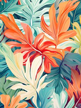Tropische bladeren van drdigitaldesign