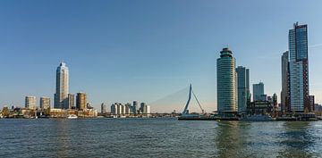 Skyline van Rotterdam. van Jaap van den Berg