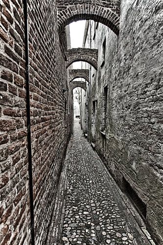 Steeg uit de Middeleeuwen in Deventer