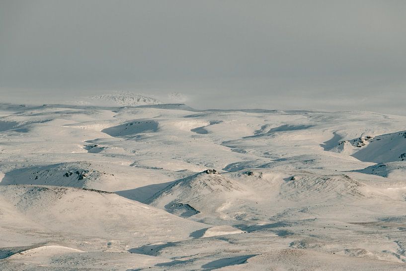 Winters landschap in IJsland van Sophia Eerden