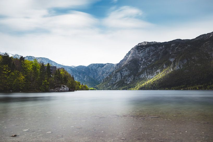 Het meer van Bohinj, Slovenië van Patrik Lovrin