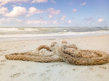 Rope on the beach