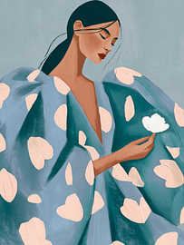 Boho chic blue by Art in color