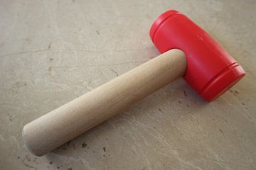 Toy hammer lying down