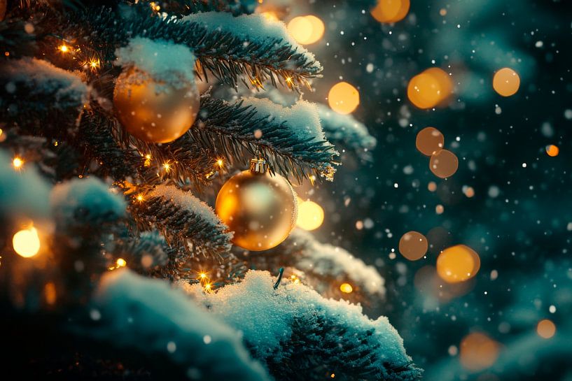 Weihnachten Lichtzauber von Poster Art Shop