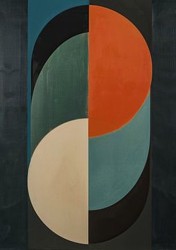 Abstract kleurrijk schilderij van Modern Collection