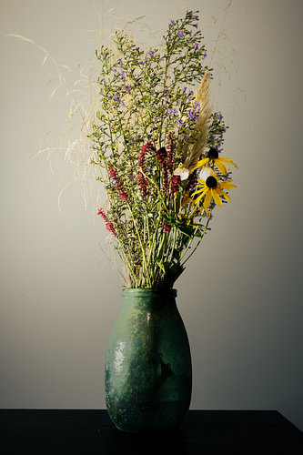 Wildflower Bouquet in a Vase