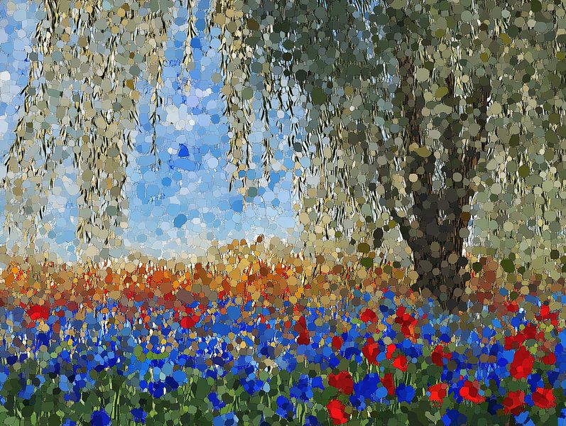 korenbloem wilgenboom van Armin Mumper