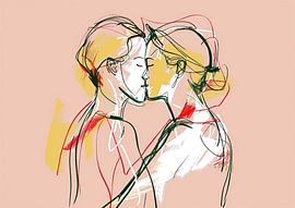 Liebe Kunst | Romantik von ARTEO Gemälde