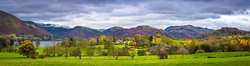 Panorama Lake District, Grande-Bretagne par Rietje Bulthuis