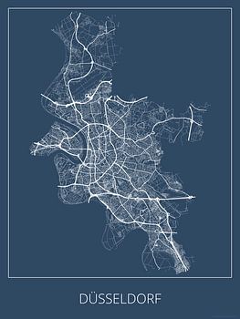 Düsseldorf, blau