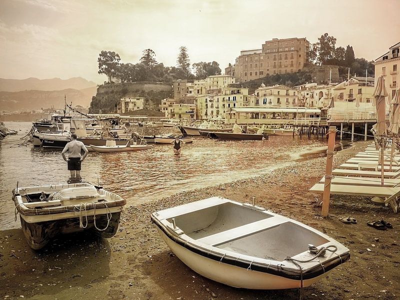 Badefreuden in Sorrent (Vintage) von t.ART