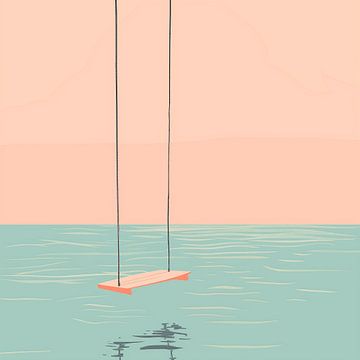 Swinging over water by Bianca ter Riet