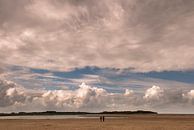 Wolkenfront über Het Zwin von Edwin van Amstel Miniaturansicht