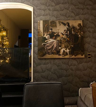 Soo geholt, socked after - Jan Steen