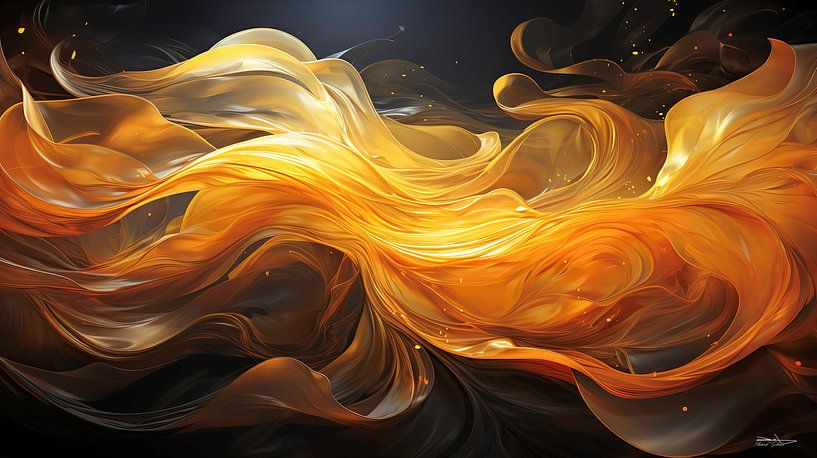 black-gold-silver by Gelissen Artworks
