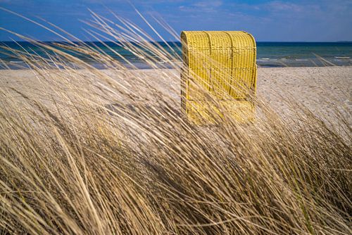 Strandstoel aan de Oostzee