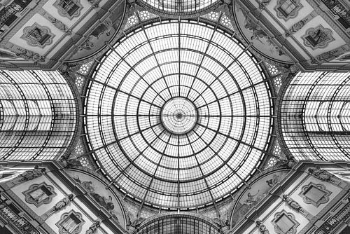 glazen koepel van de Galleria Vittorio Emanuele II