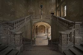 Stairwell in an Italian villa 3 by Wim van de Water