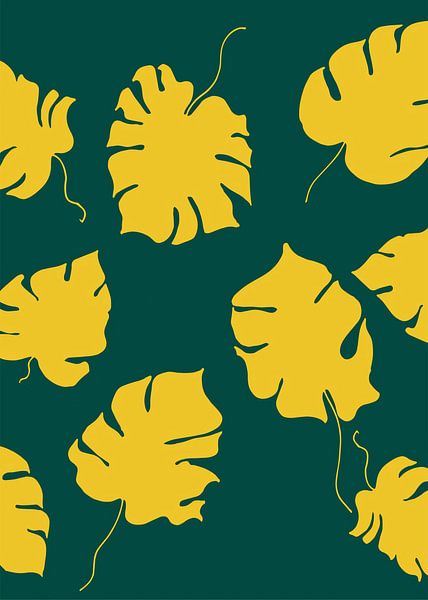 Monstera Simple Pattern by Steven Kingsbury