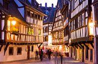 La Petite France à Strasbourg en soirée par Werner Dieterich Aperçu