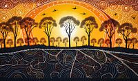 zonsondergang van Virgil Quinn - Decorative Arts thumbnail