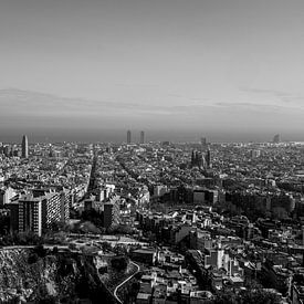 Barcelone vue d'en haut sur Renée Egbring