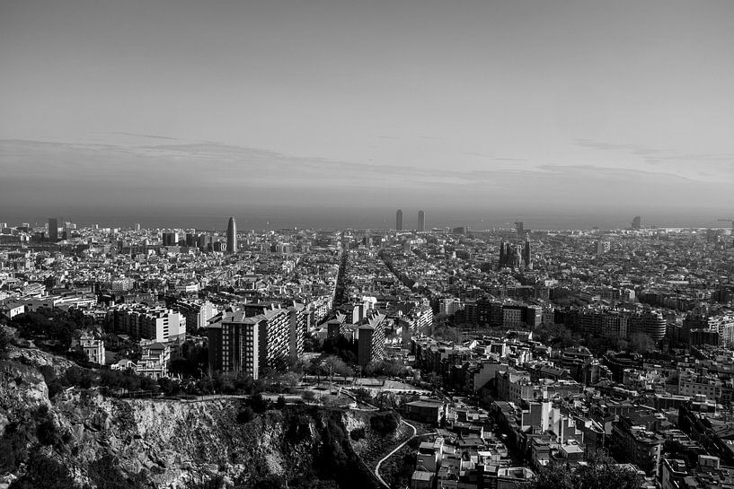 Barcelone vue d'en haut par Renée Egbring