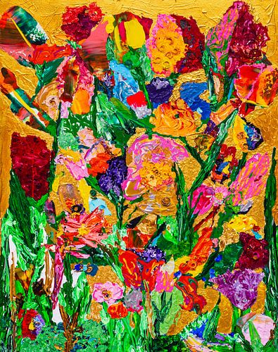 Bloemenpracht in Texels landschap