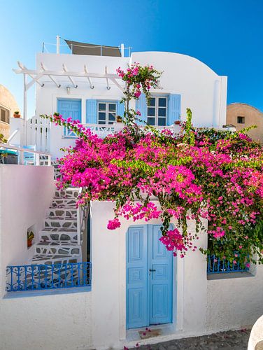 De kleuren van Santorini