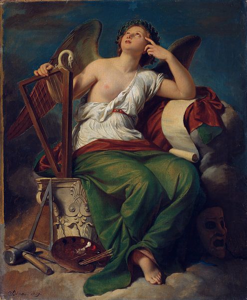 Carl Blaas, Allegorie der Kunst, 1859 von Atelier Liesjes