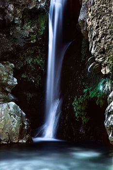 Een waterval in zuid Spanje
