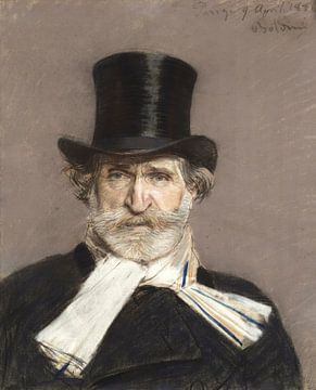 Portret van Giuseppe Verdi, Giovanni Boldini