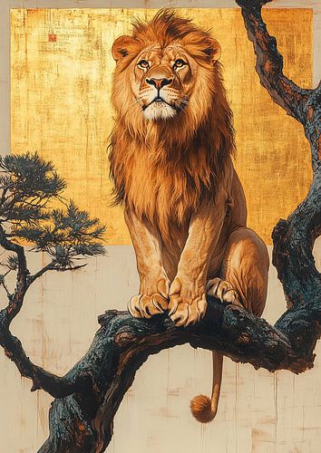 Lion "Fearless and Strong: The King of Beasts"