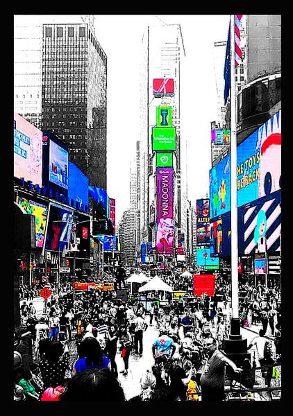 Time Square - New York City van Birgit Wagner