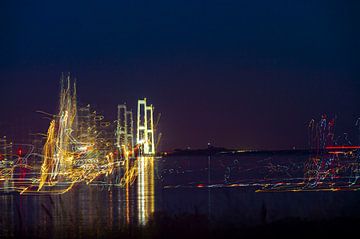 Storebælt Bridge. Denemarken. van Christoph Jirjahlke