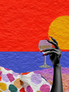 Roter Abend, Weißwein