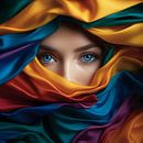 Girl with scarf by Bert Meijer thumbnail