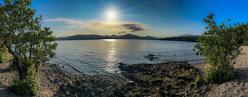 Sonnenuntergang am Loch Lomond