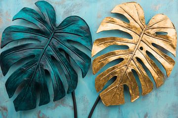Bladeren decor van Poster Art Shop