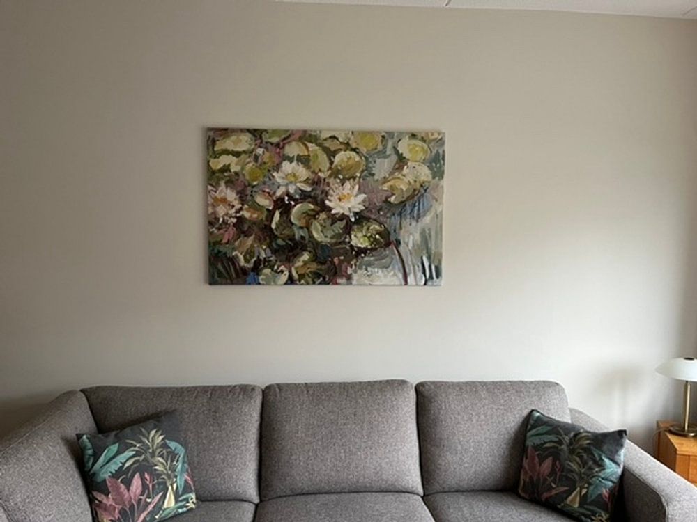 Weiße Seerosen von Tanja Koelemij