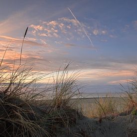 Zonsondergang op Ameland van Rinnie Wijnstra (FotoAmeland )