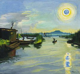 Max Pechstein, Ochtend aan het Gardermeer, 1929