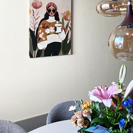 Photo de nos clients: Latte à la citrouille et aux épices par Carla Van Iersel, sur toile