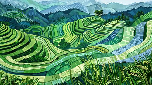 Terrassen van Overvloed en Rust