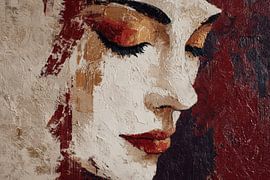 Tableau portrait abstrait - Décoration murale moderne sur SPEQ ART