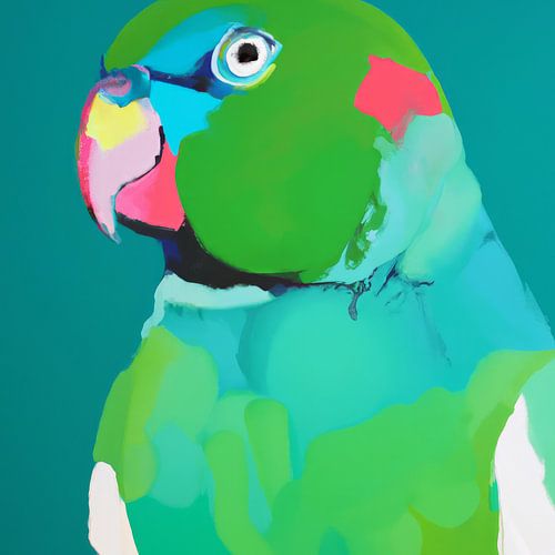 Perruche d'Alexandre (illustration)