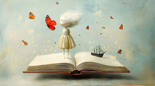 The girl in the book