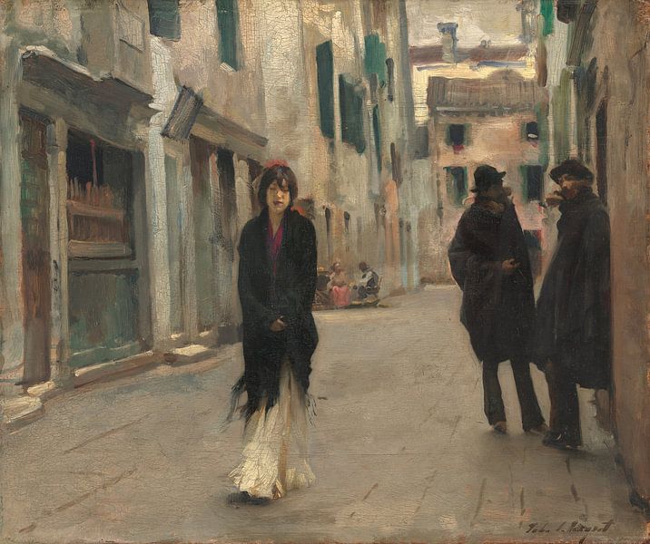 Street in Venice, John Singer Sargent by All the Masters