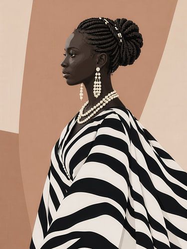 Haute Couture im afrikanischen Stil
